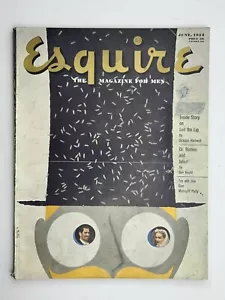 Esquire Magazine - June 1952 - Men's Interest, Housing, Travel, Fashion, Sports - Picture 1 of 3