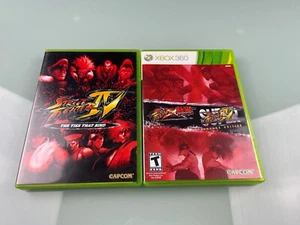Xbox360 Street Fighter X Tekken, Super IV 4 Arcade Ed, & OST CD Bundle 25th Set - Picture 1 of 16