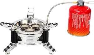 Aufquwk Portable Backpacking Stove,Split Type Portable Outdoor Cooking Supply... - Picture 1 of 12