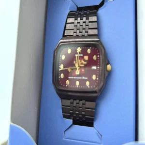 Orologio al quarzo ALBA Mario Brothers ACCK420 quadrante bordeaux cinturino marrone - Foto 1 di 11
