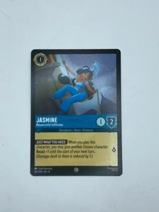 Disney Lorcana TCG Reign of Jafar Jasmine Resourceful Infiltrator 162/204 NoFoil - Picture 1 of 2