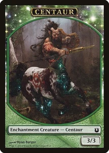 Centaur Token 10x - Green - Barger Art - BNG Born of the Gods - MTG Magic NM - Picture 1 of 1
