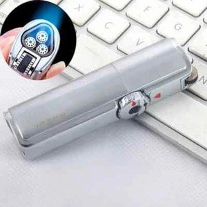 3 JET Blue Flame Grinding Wheel Windproof Cigar Lighter Turbo Spray Butane Gas - Picture 1 of 14