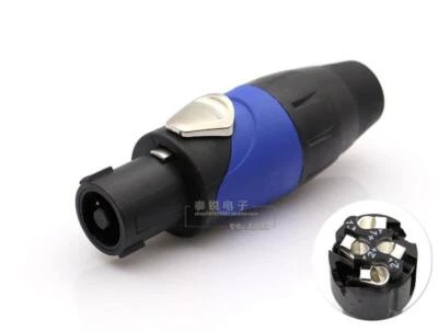 Enchufe de altavoz profesional Amphenol SP-4-F 4 núcleos para enchufe de altavoz amplificador SPK Foto 1 de 4