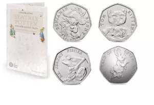 Beatrix Potter 2017 50p Münzalbum Ordner NEU unbenutzt Peter Rabbit und Freunde - Bild 1 von 13
