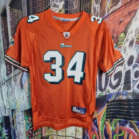 Rickey Williams Miami Dolphins Reebok Boys Youth Jersey Size Medium (C6) Cover