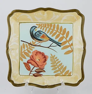 Quadratischer Speiseteller TOP! Certified International, Jennifer Brinley, #CIC154 - Bild 1 von 3