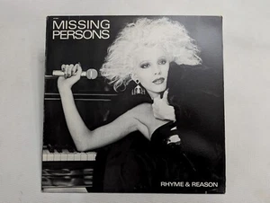Missing Persons Rhyme & Reason ST12315 Vinyl LP Album Bozio - Picture 1 of 6
