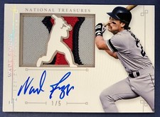 2014 Panini National Treasures Players Choice Signature Die Cut Wade Boggs /5!