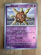 Pokémon TCG Solrock SV03: Obsidian Flames 093/197 Reverse Holo Uncommon