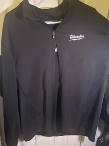 Milwaukee 1/4 Zip Sweatshirt. 90% POLYSTER 10% COTTON - Picture 1 of 4