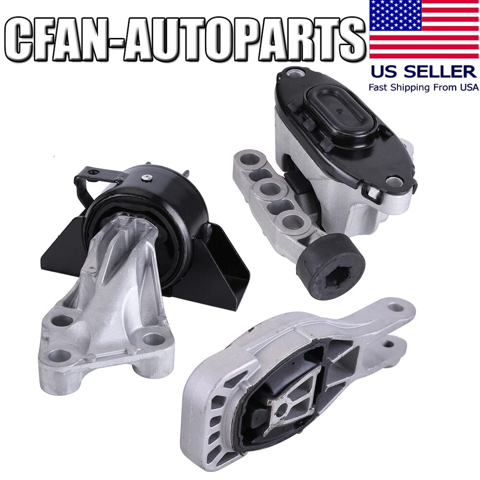 Transmissão automática montagens de motor 3 peças para Chevrolet Sonic 1.8L 2013-16 - Imagem 1 de 4