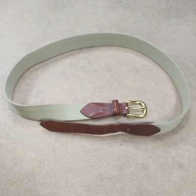 Cinturón Coach Lino Surcingle 40" Beige Tostado 3880 De Colección Foto 1 de 4