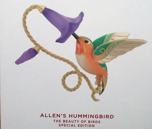 Hallmark 2024 Allen's Hummingbird - Special Ed. - Die Schönheit der Vögel - Metall - Neu in OVP - Bild 1 von 2