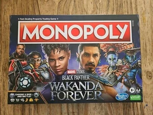 Monopoly Black Panther WAKANDA FOREVER NEW & SEALED Marvel - Picture 1 of 3