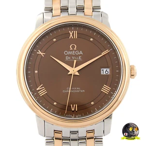 OMEGA De Ville Prestige Co-axial Chronometer Watch 424.20.37.20.13.001 NEW - Picture 1 of 12