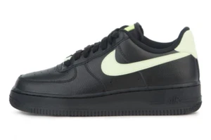 Size 7 - Nike Air Force 1 '07 Low Black Volt W - Picture 1 of 7