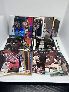 Patrick Ewing Huge Card Lot Of 32 New York Knicks Hall Of Fame