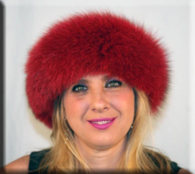 Nueva diadema de piel de zorro rojo arándano 26 pulgadas de largo y 5 pulgadas de ancho   Foto 1 de 4