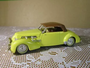 1Z Vintage 1978 Matchbox YY18 Macao Cord 812 Supercharged 1937 Yellow 1:43 - Picture 1 of 8
