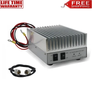 60W UHF/VHF Dual Band Power Amplifier 420-460MHz 130-170MHz For FM Walkie Talkie - Picture 1 of 9