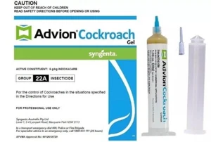 Best Cockroach Killer Advion Cockroach Gel Bait Get Rid of Cockroach 1x tube 30g - Picture 1 of 5