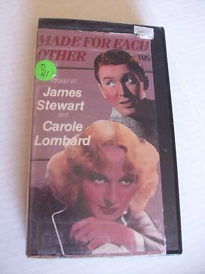 MADE FOR EACH OTHER VHS JAMES STEWART, CAROLE LOMBARD, 1984 Foto 1 de 3