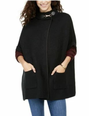 Capa de montar Cejon ojo de pájaro con bolsillos ribeteados talla única negra NUEVA #113 Foto 1 de 2