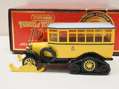 SPECIAL EDITION 1988 MATCHBOX Y16 1923 SCANIA VABIS POST BUS BOXED + CERTFICATE - Image 1 of 4