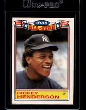1986 Topps Glossy All-Stars #7 Rickey Henderson