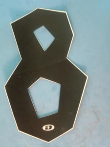 Dyno by GT Bicycles Number Eight NEW / NOS Vintage 6" For BMX number Plate- Mint - Picture 1 of 1
