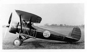 RAF Bristol Bulldog Biplano Aviazione Base Aerea Originale Aereo da Guerra Fotografia D - Foto 1 di 2