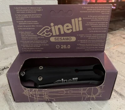 Cinelli Sesamo Stem..Black (140 mm) NEW! - Image 1 of 3