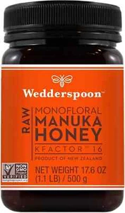 Wedderspoon Raw Premium Manuka Honey, Kfactor 16, 17.6 Oz, Unpasteurized Genuine - Picture 1 of 2