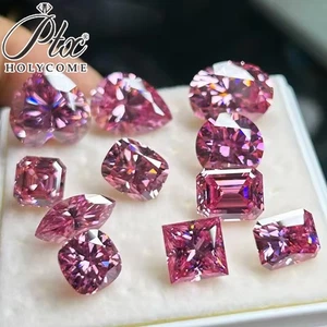 Todas las Formas Rosa Suelto Moissainte Piedra 0.5ct-3ct D VVS1 Piedras Preciosas Probador Pasado  - Imagen 1 de 34