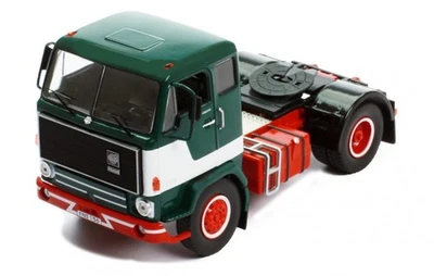 IXO 1/43 TR068 1970 VOLVO F89 green white stripes Tracteur camion truck Cab NLA! - Immagine 1 di 4