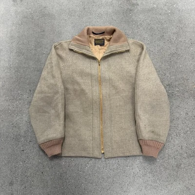 Vintage 60s Pendelton Woolen Mills Virgin Wool Bomber Jacket - Image 1 of 4