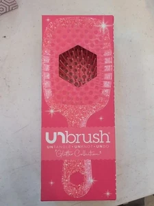 Cepillo desenredante desenredante ventilado húmedo y seco colección brillo rosa ¡NUEVO!! - Imagen 1 de 2