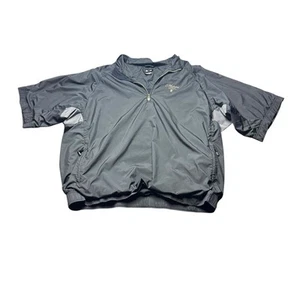 Vintage Adidas Michelob Ultra Short Sleeve Windbreaker Pullover Mens XL Black - Imagen 1 de 10