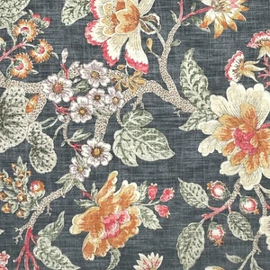 P KAUFMANN Fabric A Room With A View Jacobean Floral Upholstery 55" x 1yd & 31" - Picture 1 of 15