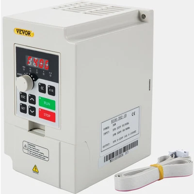 VEVOR Variable Frequency Drive 220V 3KW 4HP CNC Motor Inverter Converter - Image 1 of 4