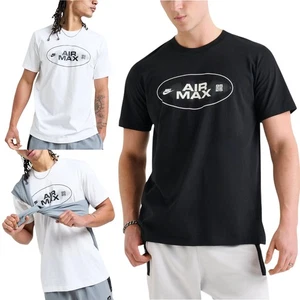 Nike T Shirts Mens Air Max Crew Neck Short Sleeve Casual Cotton Summer Tee - Picture 1 of 26
