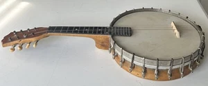 Vintage 1920er DITSON VICTORY 8 SAITEN OPEN BACK BANJO MANDOLINE *NEED STRING* - Bild 1 von 11