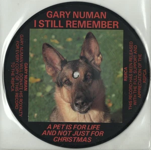 GARY NUMAN i still remember/puppets 7" PICTURE DISC record LIMITED EDITION - Picture 1 of 3