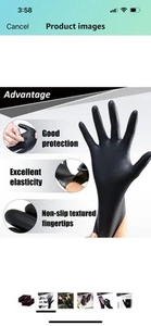 PROMEDIX P Nitrile Gloves, 4Mil-1000Count, Gloves Disposable Latex Free, Disposa - Picture 1 of 8