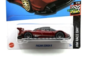 2024 Hot Wheels Pagani Zonda R SUPER CUSTOM Wheel Swap w/Real Riders Red - Picture 1 of 7