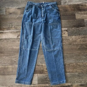 Seltener Vintage 80er Jahre ? Polo Ralph Lauren Flanell gefüttert Double Knee 36x34 Jeans Arbeit USA - Bild 1 von 14