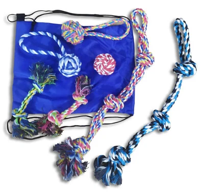 7 Large Dog Rope Toys for Medium and Large Dogs - Image 1 of 4