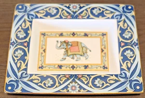 Wedgwood Blue Elephant Rectangular Dish 1992 Bone China 7.75" - Picture 1 of 6