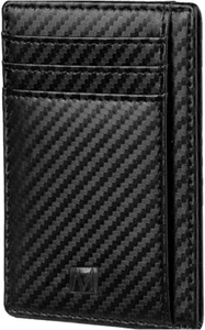 Handcrafted Men Credit Card Holder Slim Front Pocket Wallet - Picture 1 of 6